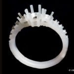 3D printed diamond ring cast pattern