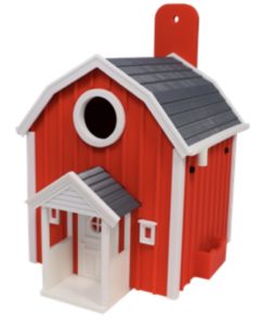 A multicoloured house 3D Printed in Red, White and Grey PLA